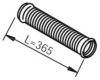 DINEX 80208 Corrugated Pipe, exhaust system